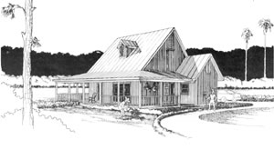 Rendering of house