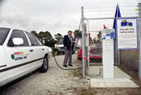 Picture of Hydrogen/CNG fueling station, Titusville, FL.