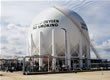 Picture of a hydrogen storage tank at NASA.