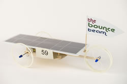 Photograph of The Bounce Team's JSS model car