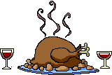 Picture of a holiday turkey.