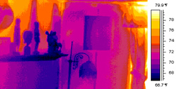 Infrared image of room.