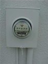 Picture of Outside Meter.
