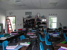 Picture of a Classroom.