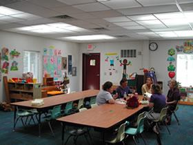 Picture of a Classroom.
